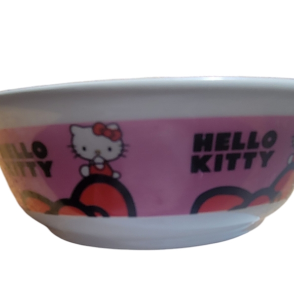Hello Kitty Sanrio Ceramic Bowl / Pink NEW - Picture 2 of 8